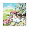 Bird lizard chimera magnet magnet