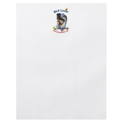 Bird Lover Dog Custom Flyer by HappyDoggies