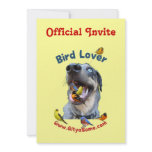 Bird Lover Dog Custom Announcements