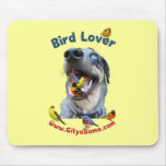 Bird Lover Dog Mouse Pads