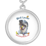 Bird Lover Dog Pendant