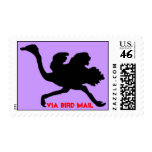 Bird Mail Stamp
