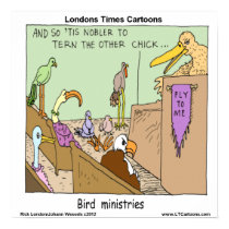 Bird Ministries Funny Poster