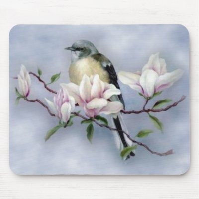 Bird Mousepad by touchministry