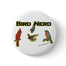 Bird Nerd Pin