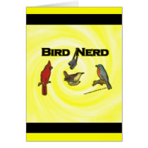 Bird Nerd Greeting Card
