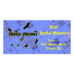 Bird Nerd Silhouette photo cards
