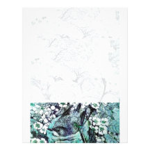 BIRD NEST ,white blue Letterhead Template