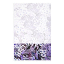 BIRD NEST ,white blue purple Stationery