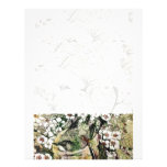 BIRD NEST ,white brown green yellow Letterhead Design