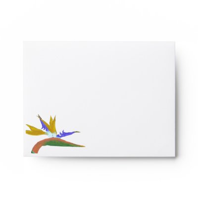 Bird Of Paradise A2 Notecard Envelope by slvr0drgn