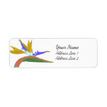 Bird Of Paradise Avery Return Address Label