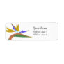 Bird Of Paradise Avery Return Address Label