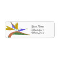 Bird Of Paradise Avery Return Address Label