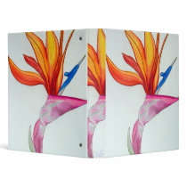 Bird of Paradise binders by ArtbyLina Bird of Paradise binders