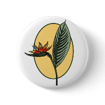 Bird of Paradise buttons by CroughsCorners Bird of Paradise buttons