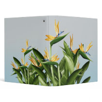 Bird-of-Paradise Fantasy Plant Vinyl Binder