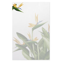 Bird-of-Paradise Fantasy Plant Stationery Design