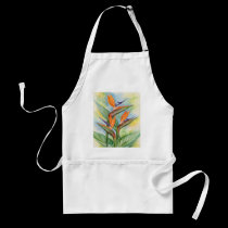 Bird Of Paradise Flower Art - Multi aprons