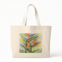 Bird Of Paradise Flower Art - Multi Tote Bags