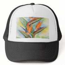 Bird Of Paradise Flower Art - Multi hats by JUDERM Bird Of Paradise Flower Art - Multi hats