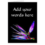 Bird of Paradise Flower (Colored Foil Effect) Card
