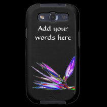 Bird of Paradise Flower (Colored Foil Effect) casemate cases
