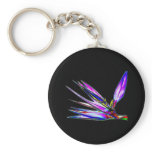 Bird of Paradise Flower (Colored Foil Effect) Keychains