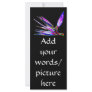 Bird of Paradise Flower (Colored Foil Effect) Custom Rack Cards