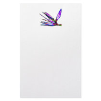 Bird of Paradise Flower (Colored Foil Effect) Customized Stationery