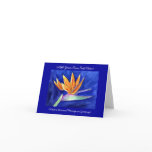 Bird of Paradise Flower Painting Greeting Cards