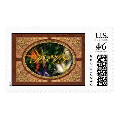 Bird of Paradise II Postage Stamp by suburbanscenes