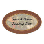 Bird of Paradise II Oval Sticker