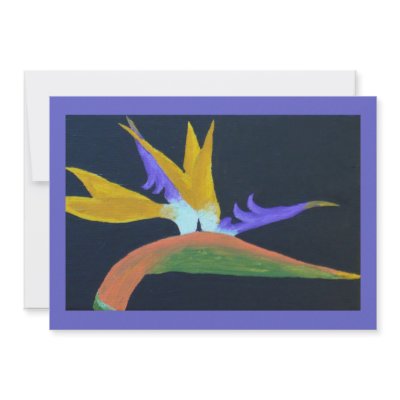 Bird Of Paradise Invitation by slvr0drgn