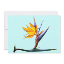 Bird of Paradise Invitation