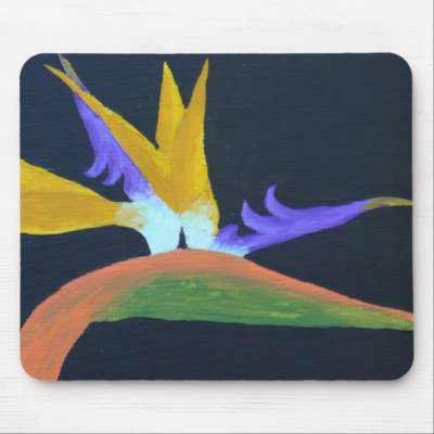 Bird Of Paradise Mousepad by slvr0drgn