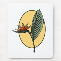 Bird of Paradise mousepads by CroughsCorners Bird of Paradise mousepads
