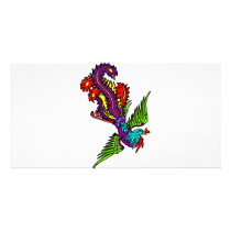 Bird Of Paradise Custom Photo Card