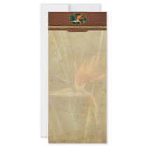 Bird of Paradise Rack Card Template