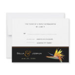 Bird of Paradise RSVP Personalized Invites