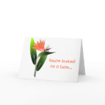 Bird of Paradise Silk Screen Greeting Cards