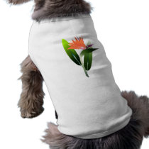 Bird of Paradise Silk Screen Dog Shirt