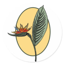 Bird of Paradise stickers by CroughsCorners Bird of Paradise stickers