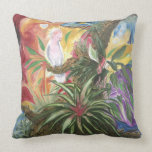 Bird of Paradise Throw Pillow