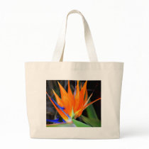 Bird of Paradise tote Canvas Bags