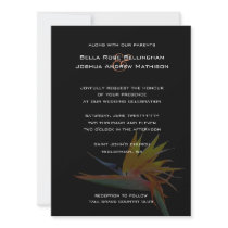 Bird of Paradise Wedding Invitation