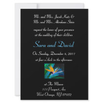 Bird of Paradise Wedding Invitation