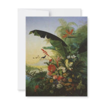 Bird of Paradise WEDDING SAVE THE DATE note Announcements