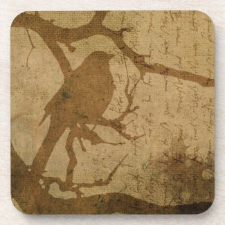 Bird on a Branch Coasters