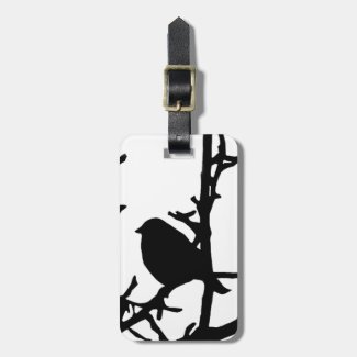Bird on a Branch Luggage Tags